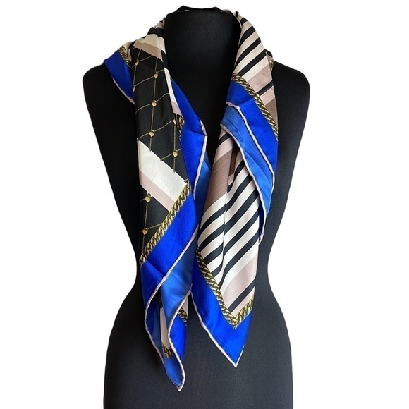 MIRANDA Digital Scarf Multicolor Luxury Hand Roll Wrap - Picture 1 of 5